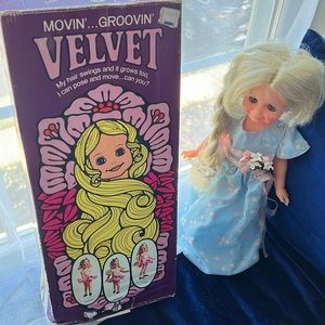 Vintage Movin’ Groovin’ Velvet Doll